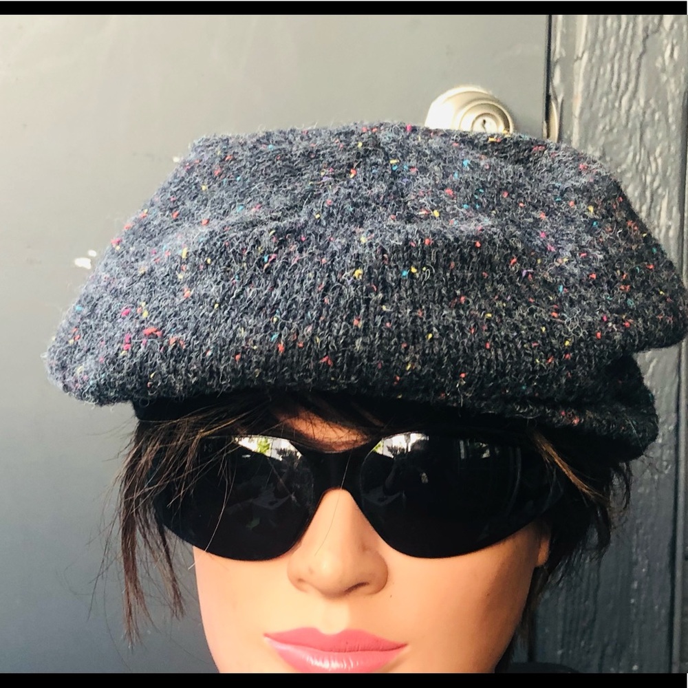 Everitt Scala Pronto Tweed Newsboy Women's Multi-Color Wool hat Size one